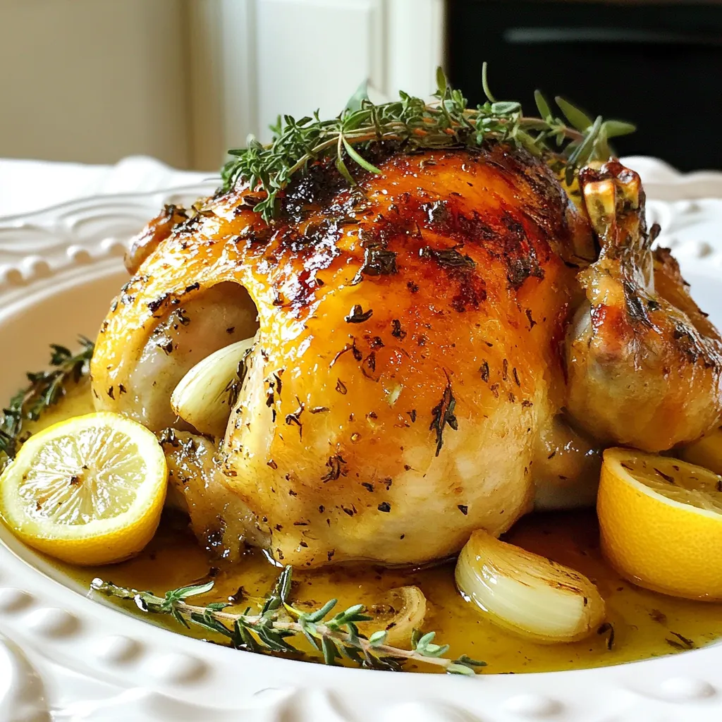 Zitronen-Kräuter-Rösthähnchen für aromatische Freude