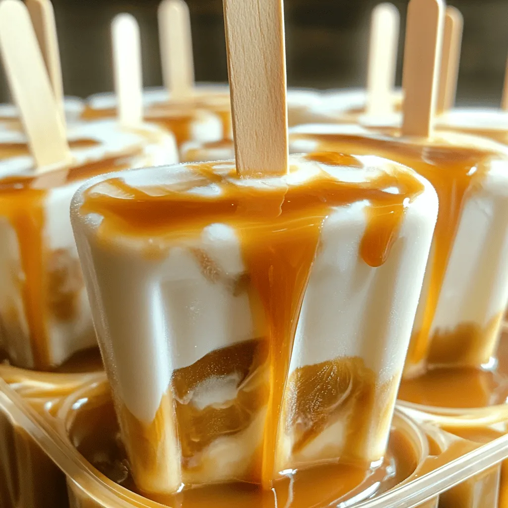 Iced Caramel Macchiato Popsicles Einfach und Lecker