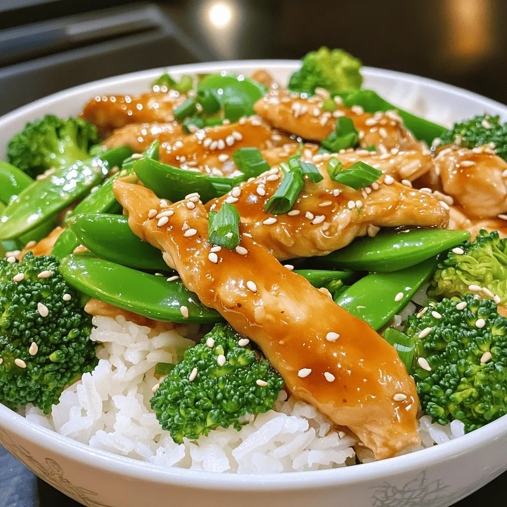 Teriyaki Chicken Rice Bowls Lecker und Einfach Zubereiten