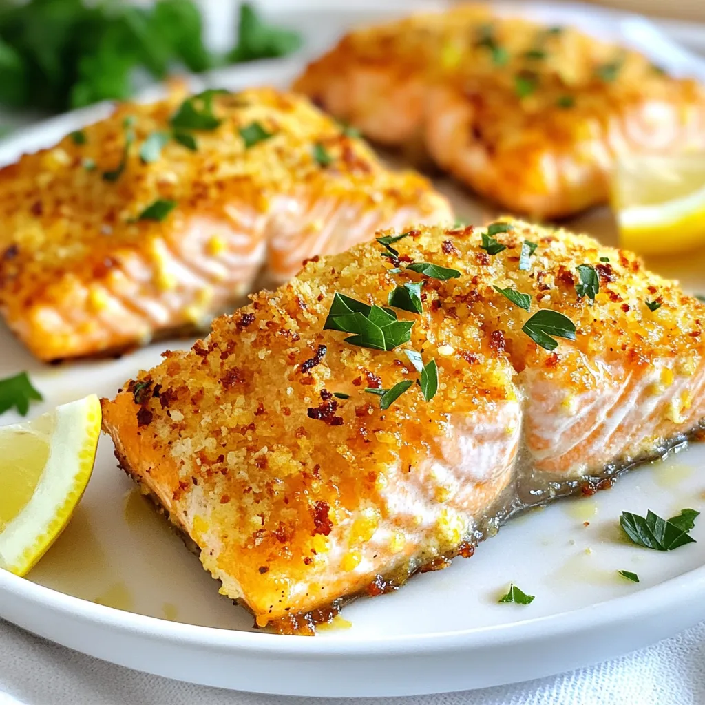 Air Fryer Parmesan Crusted Salmon Schnelles Rezept