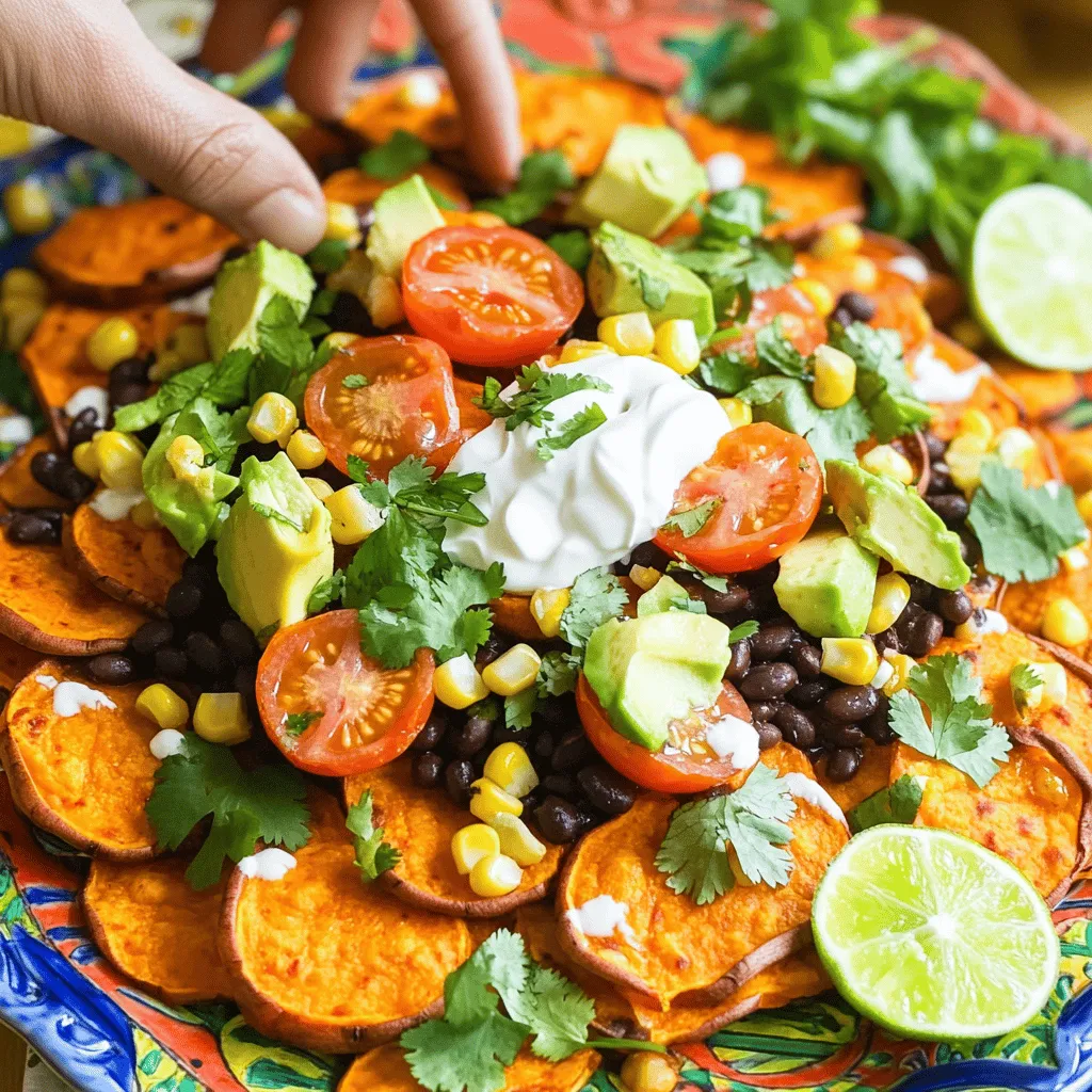 Baked Sweet Potato Nachos Lecker und Einfach Zubereiten