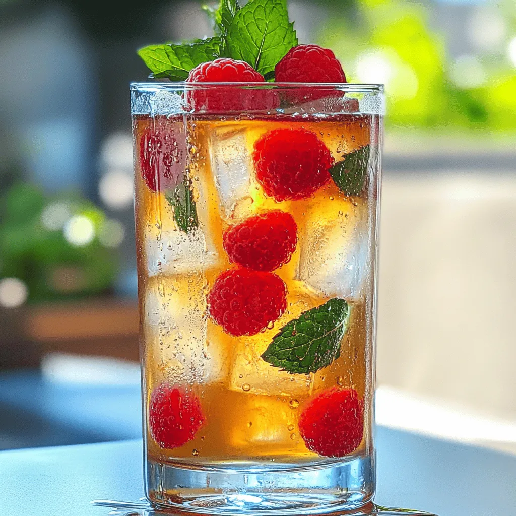 Um einen leckeren Earl Grey Himbeer Eistee zu machen, brauchst du nur einige einfache Zutaten. Hier sind die nötigen Bestandteile: