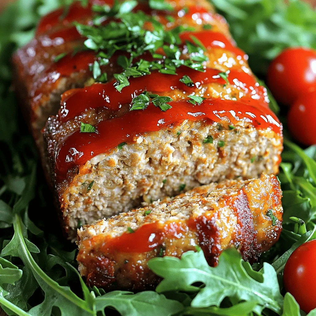 Die Hauptzutaten für das Melt-in-Your-Mouth Garlic Parmesan Chicken Meatloaf sind einfach und frisch. Du benötigst 500 g gemahlenes Hähnchenfleisch. Dieses Fleisch gibt dem Laib seine zarte Struktur.