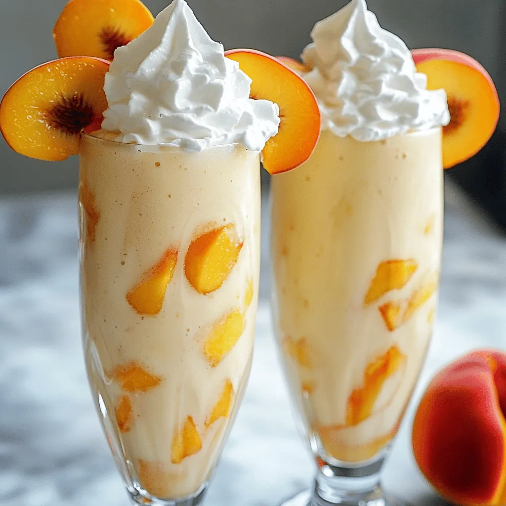 Copycat Chick-Fil-A Peach Milkshake Köstlicher Genuss