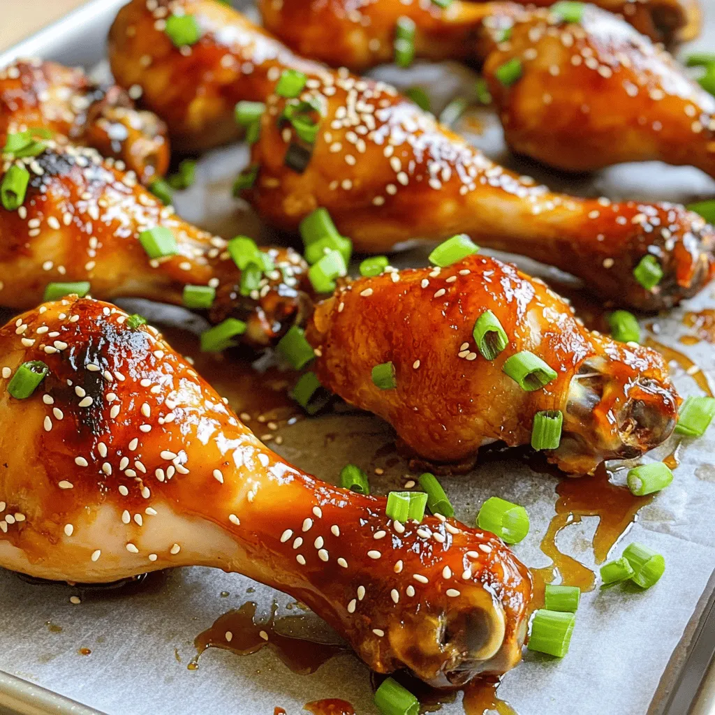 Sweet and Spicy Chicken Drumsticks Einfaches Rezept
