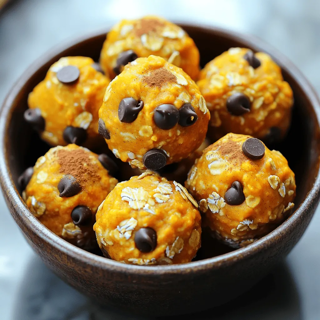 Kürbis Erdnussbutter Energiebissen No Bake Genuss