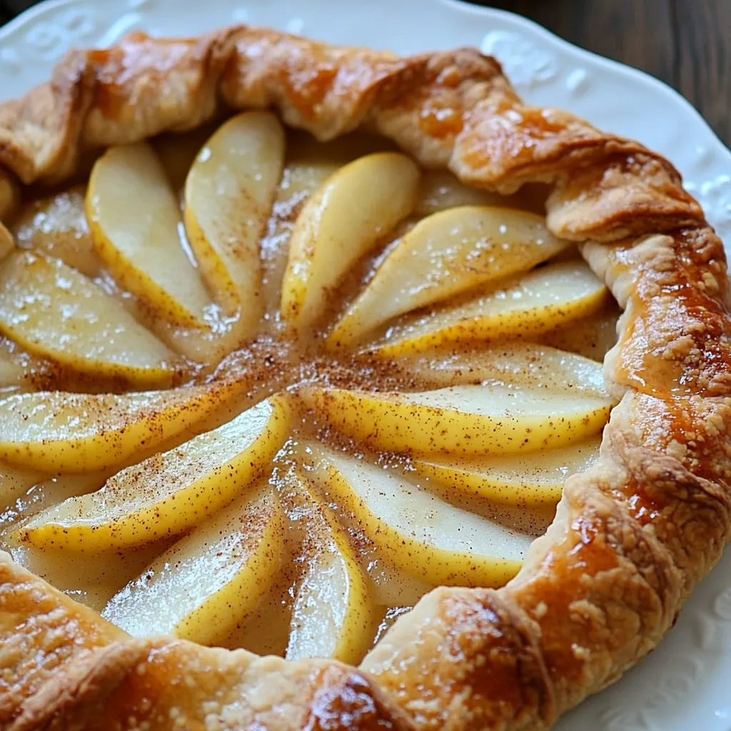 Spiced Pear Galette Wundervoll und Einfach Rezept