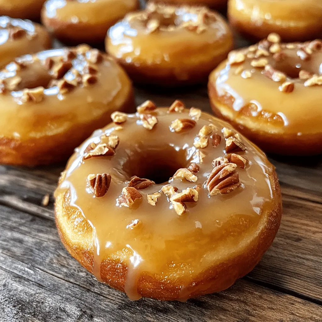 Bakery-Style Maple Pecan Donuts Einfach selbst machen