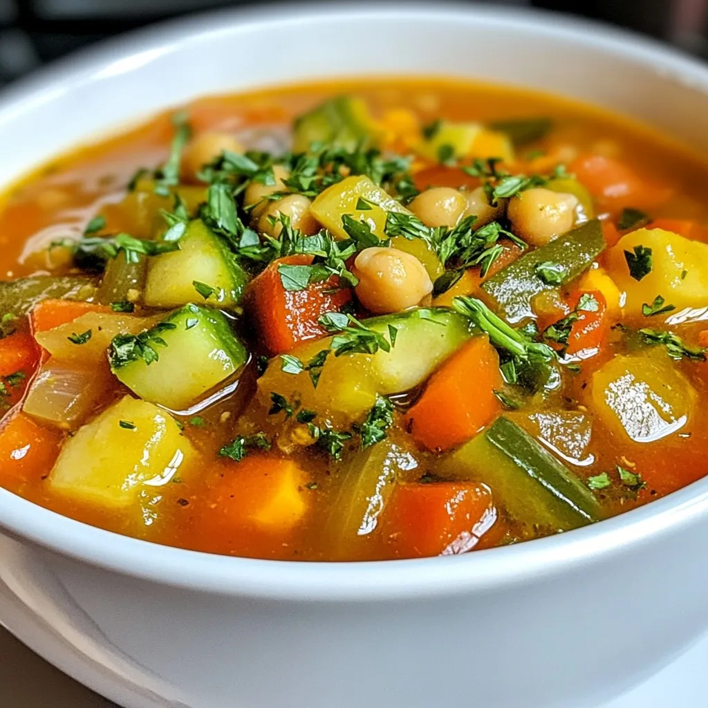 Comforting Vegetarian Stew Einfache und schnelle Zubereitung