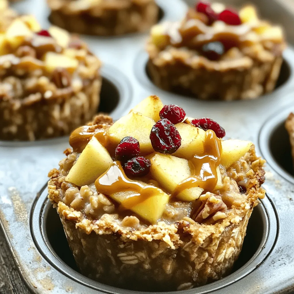 Baked Oatmeal Cups Nährstoffreiche und einfache Snacks