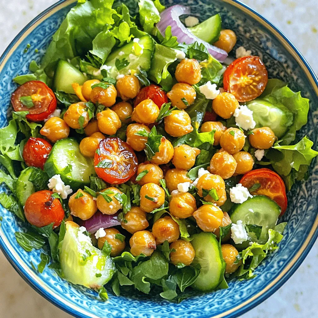 Crispy Chickpea Salad Gesund und Knusprig Genießen