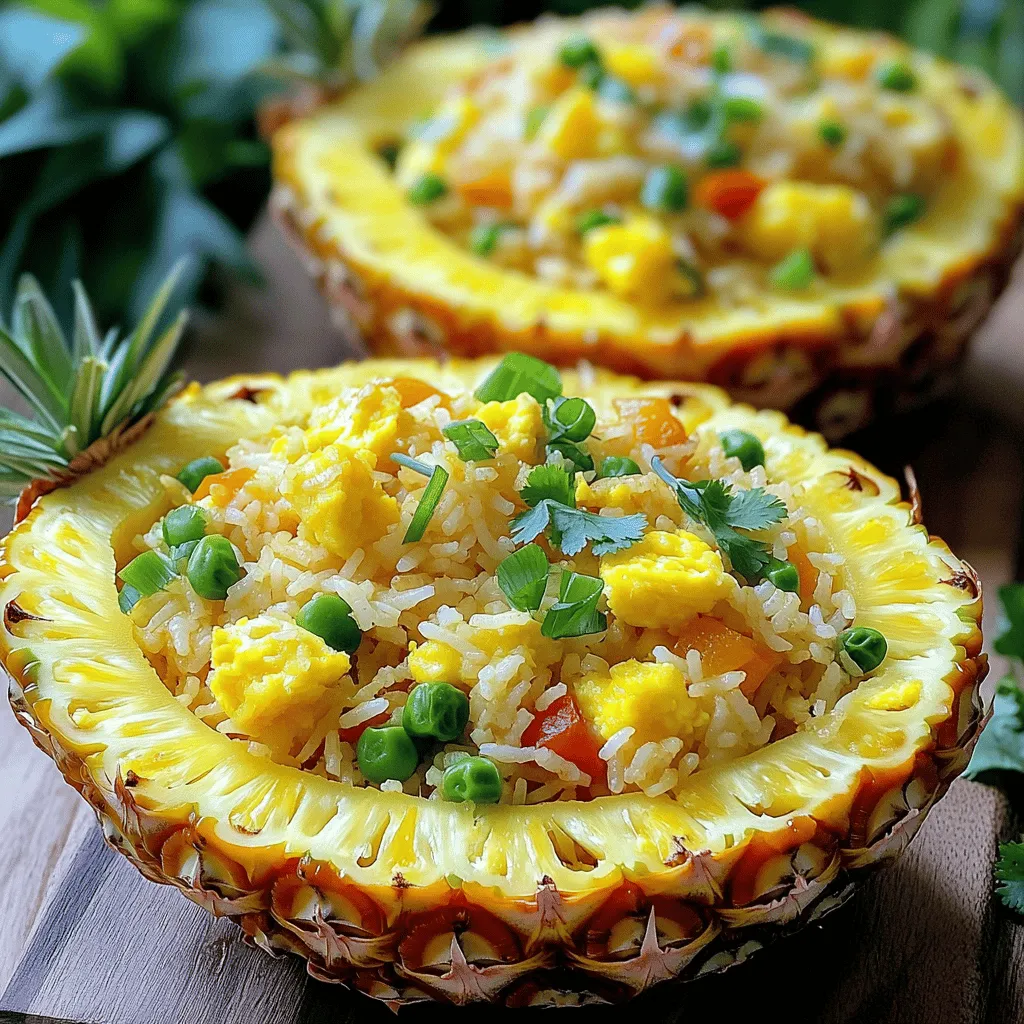 Pineapple Fried Rice Lecker und Einfach zubereiten