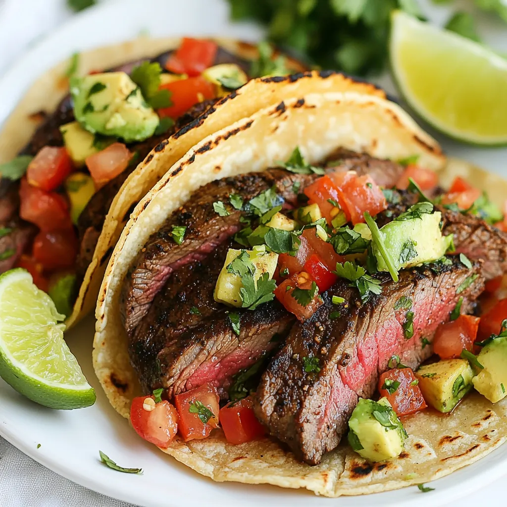 Kaffeegewürztes Steak Tacos für jeden Geschmack
