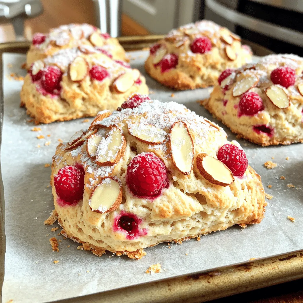 Bakery Style Raspberry Almond Scones Einfach Backen