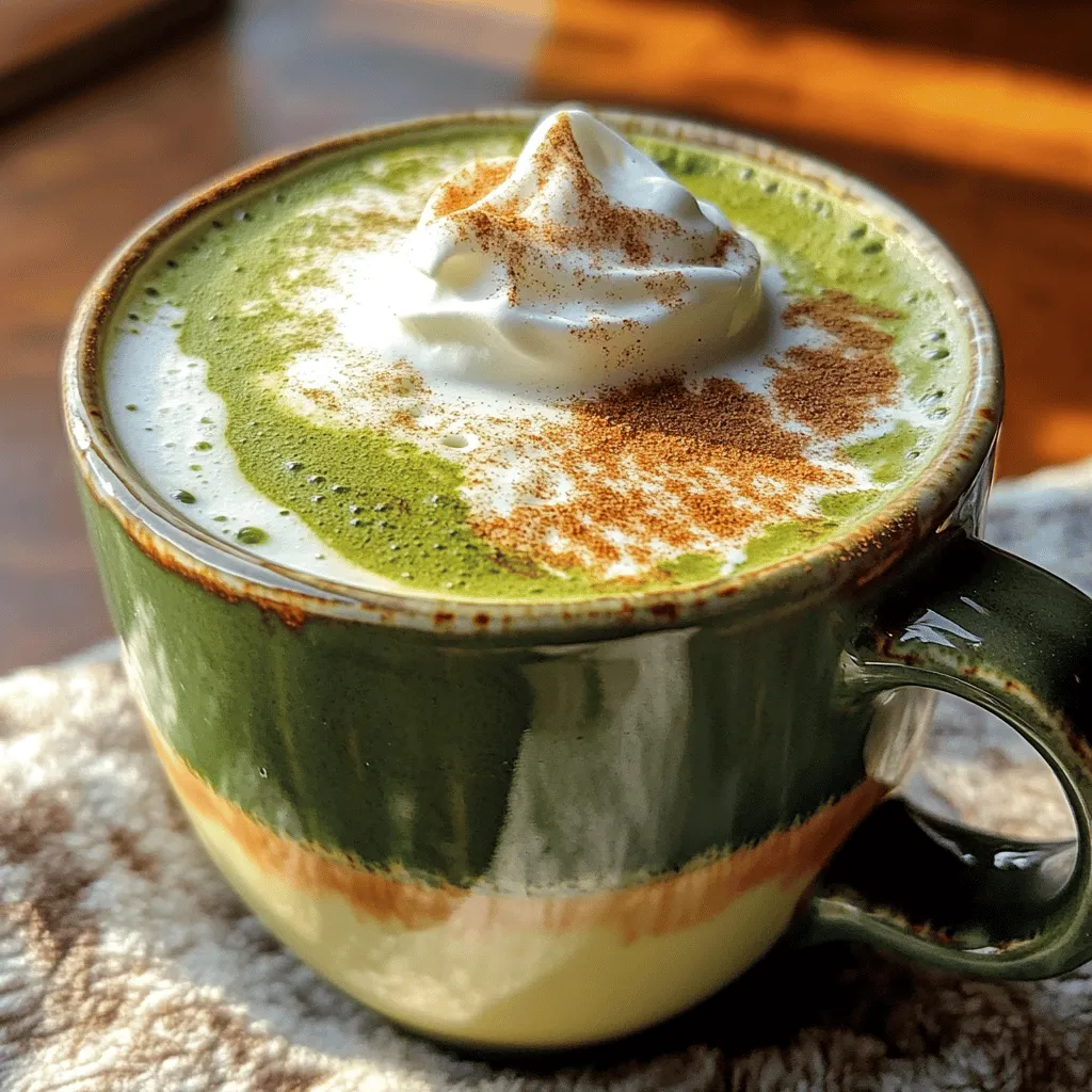 Matcha Cappuccino Kraftvoll und Gesund Genießen