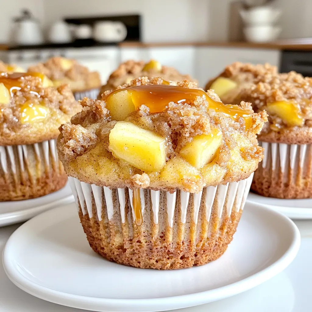 Karamell-Apfel-Streusel-Muffins himmlischer Genuss