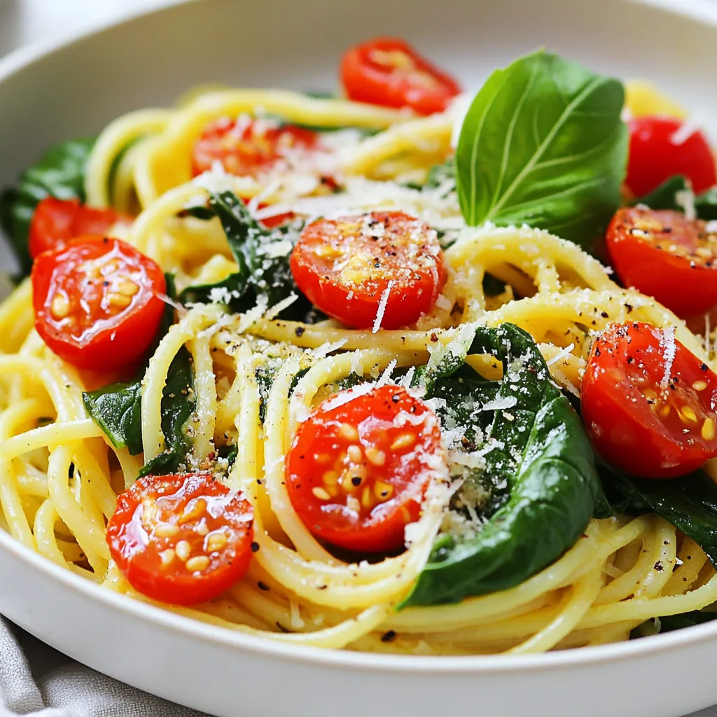 Schnelle Spinat-Pasta Einfach und Lecker Genießen