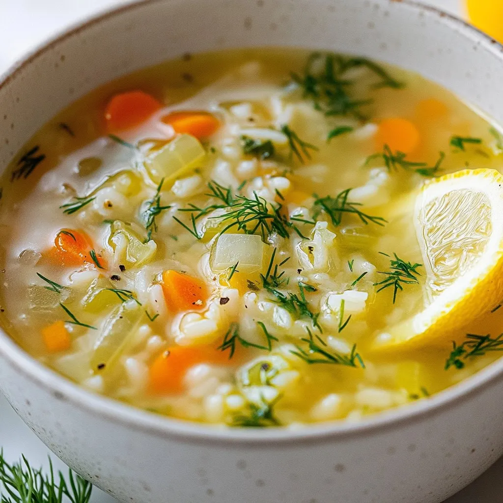 Griechischer Zitronenreis Eintopf für frisches Wohlgefühl