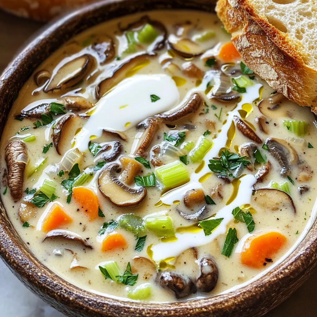 Creamy Wild Mushroom Soup Slow Cooker Einfach Genießen