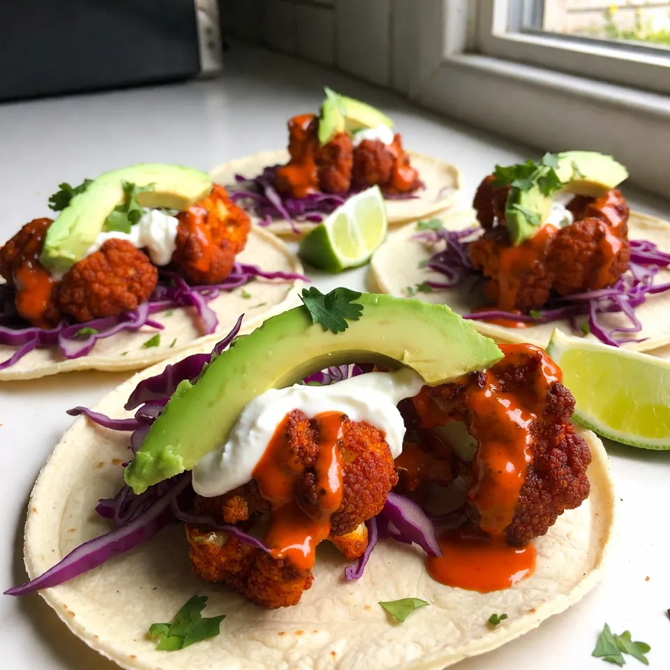 Buffalo Cauliflower Tacos Einfach und Köstlich Genießen