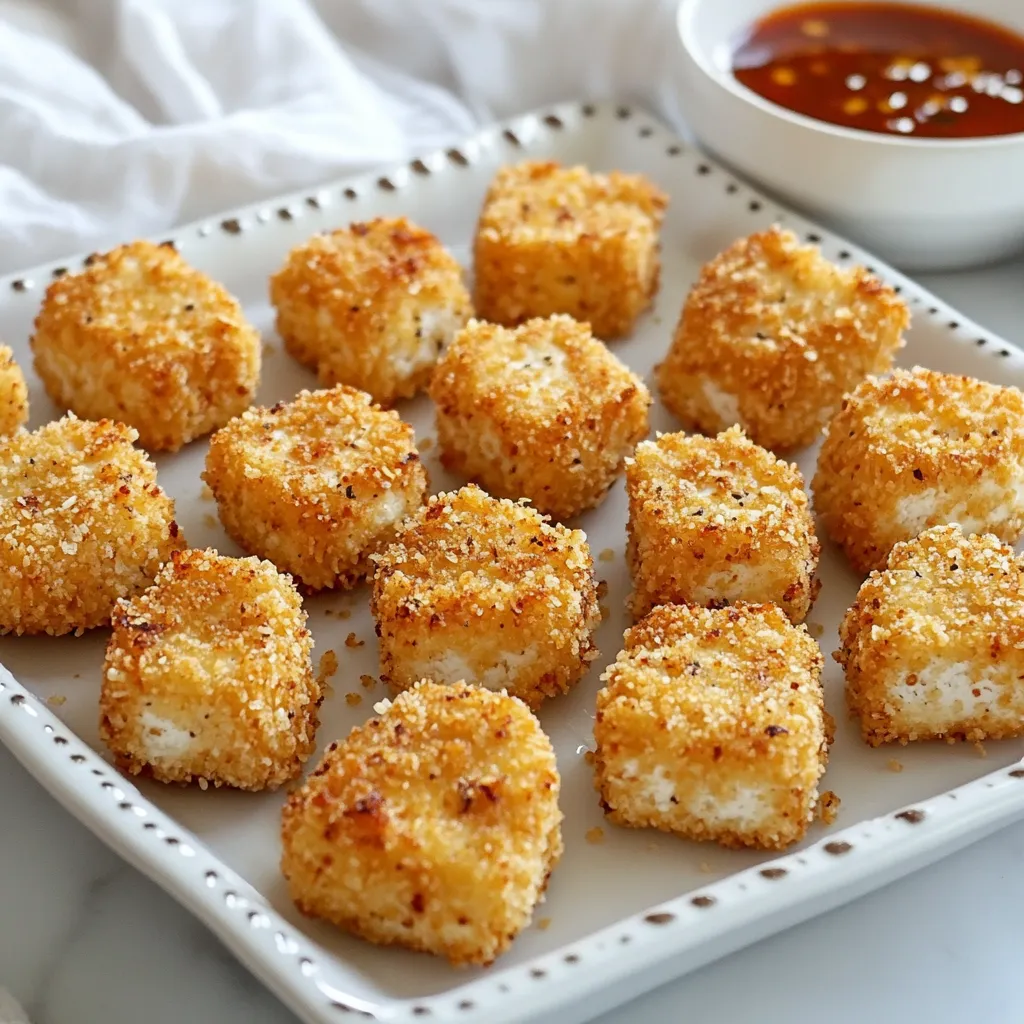 Crispy Air Fryer Tofu Nuggets Einfaches Rezept