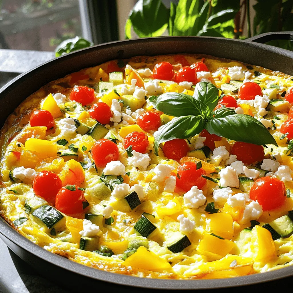 Sommergemüse Frittata Voller Geschmack und Frische