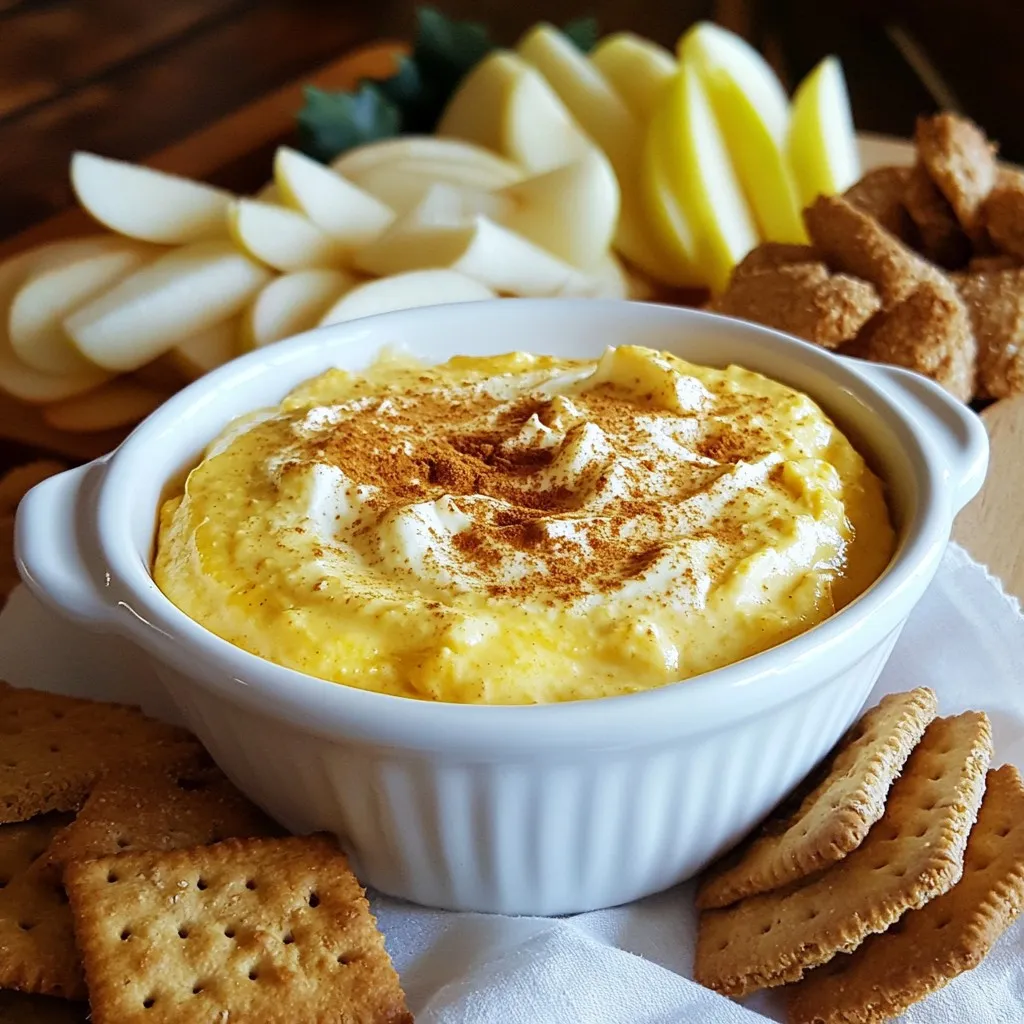 Kürbis Cheesecake Dip cremig und verführerisch genießen