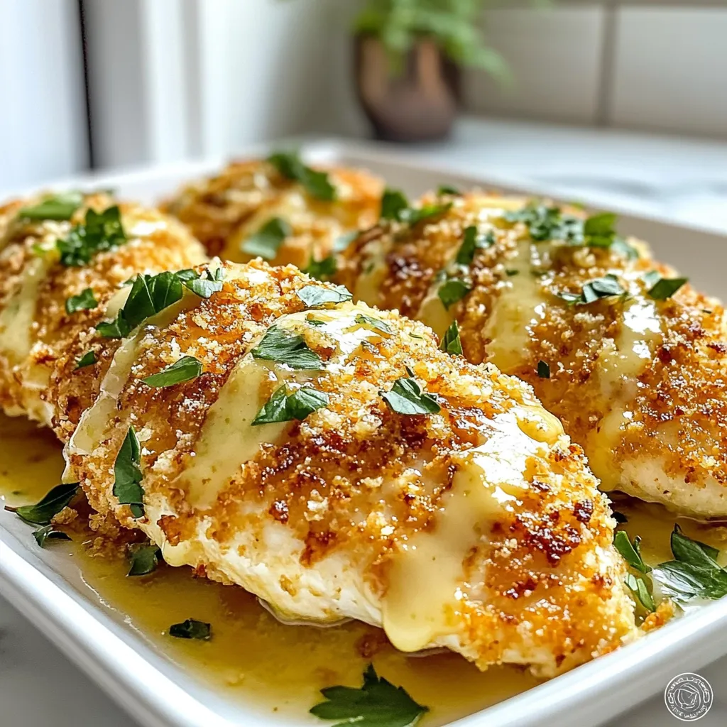Parmesan Hähnchen mit Knoblauchsoße köstlich zubereiten