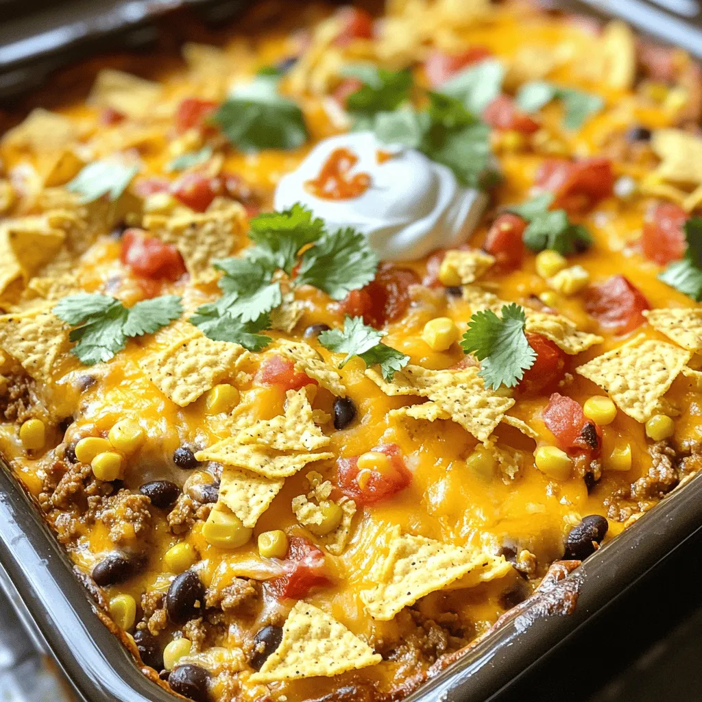 Cheesy Taco Casserole Einfaches und Leckeres Gericht