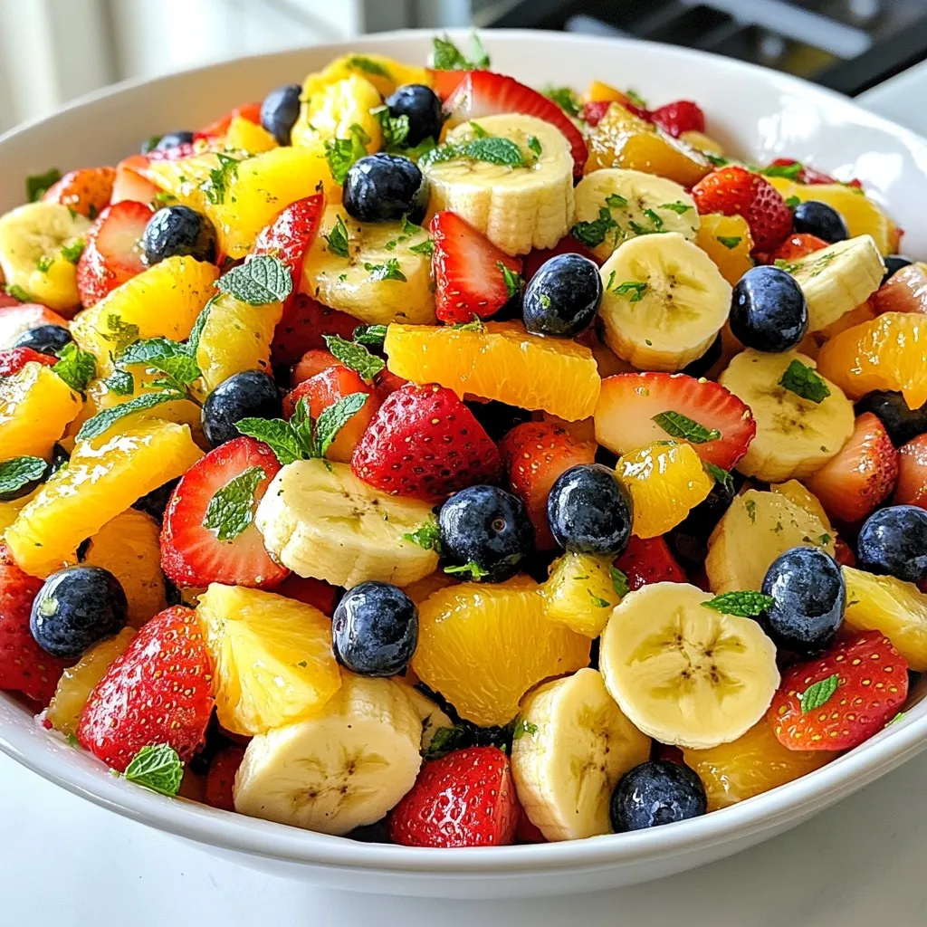 Honey Lime Fruit Salad Frisch und Fruchtig Genießen