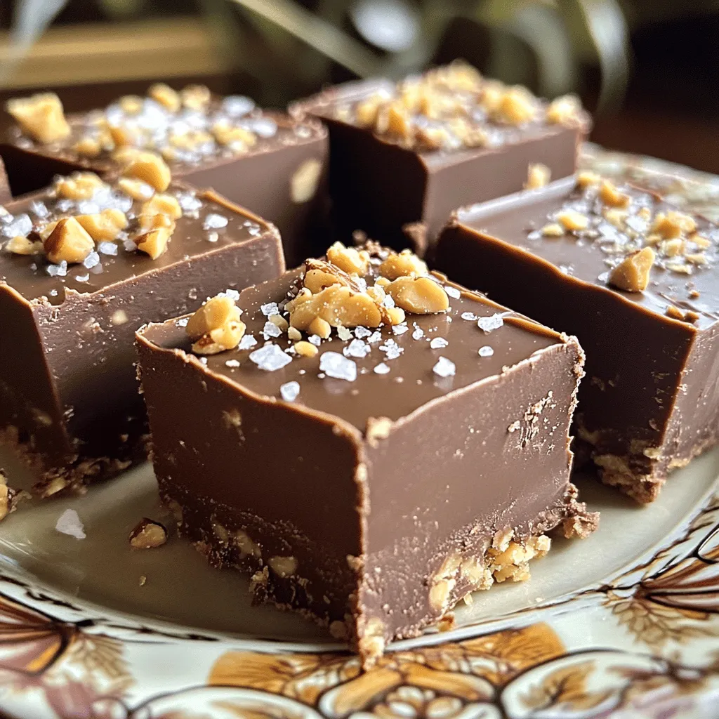 Schokoladen-Erdnussbutter-Fudge Einfach Rezept