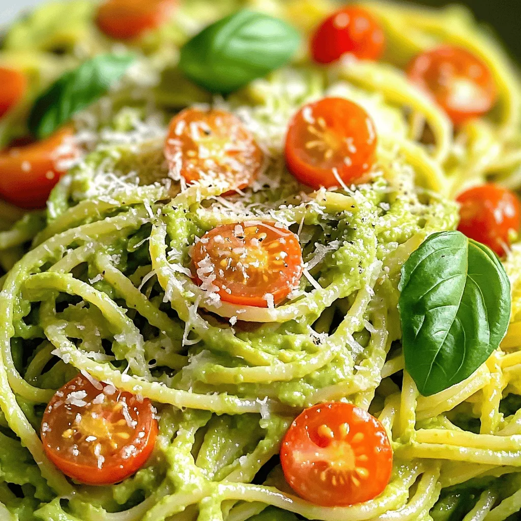 Cremige Avocado Pasta Einfache und köstliche Mahlzeit