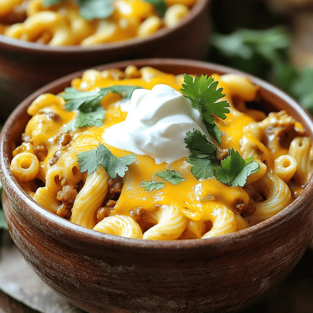 One Pot Taco Pasta Schnelle und leckere Mahlzeit