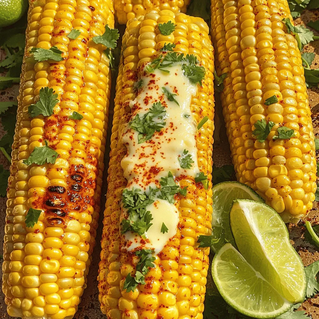 Chili Lime Corn on the Cob Einfaches Grillvergnügen
