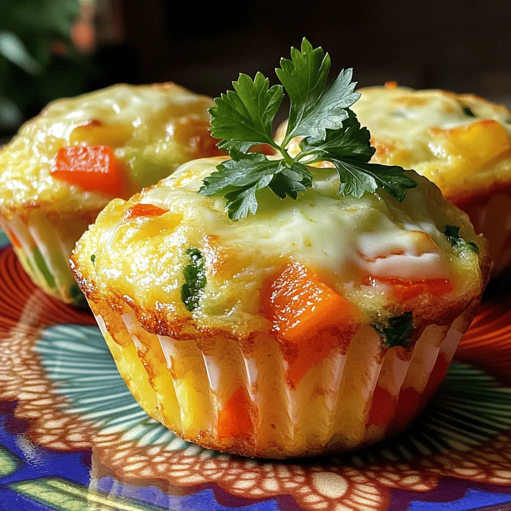 Herzhafte Frühstücks-Ei-Muffins Schnell und Lecker