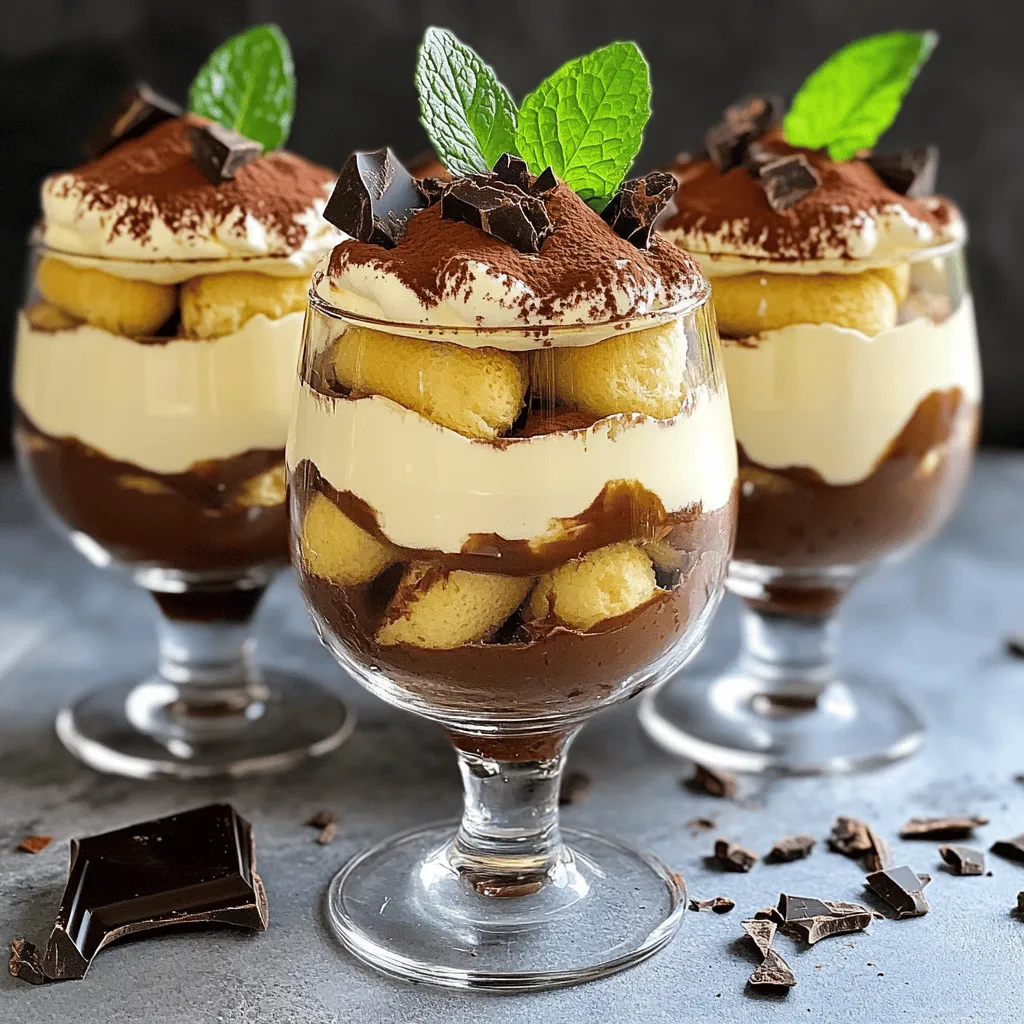 Einfache Tiramisu Trifle Schicht für Schicht genießen