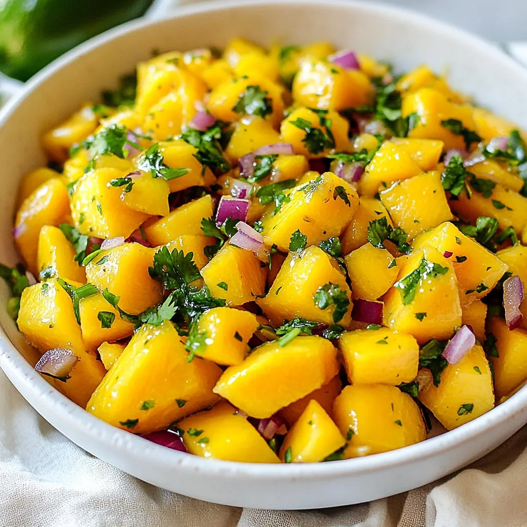 Spicy Mango Salsa fruchtig und schmackhaft genießen
