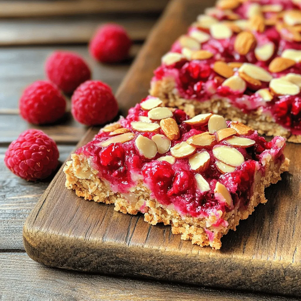 Himbeer-Mandel-Hafer-Riegel Lecker und Einfach Zubereiten