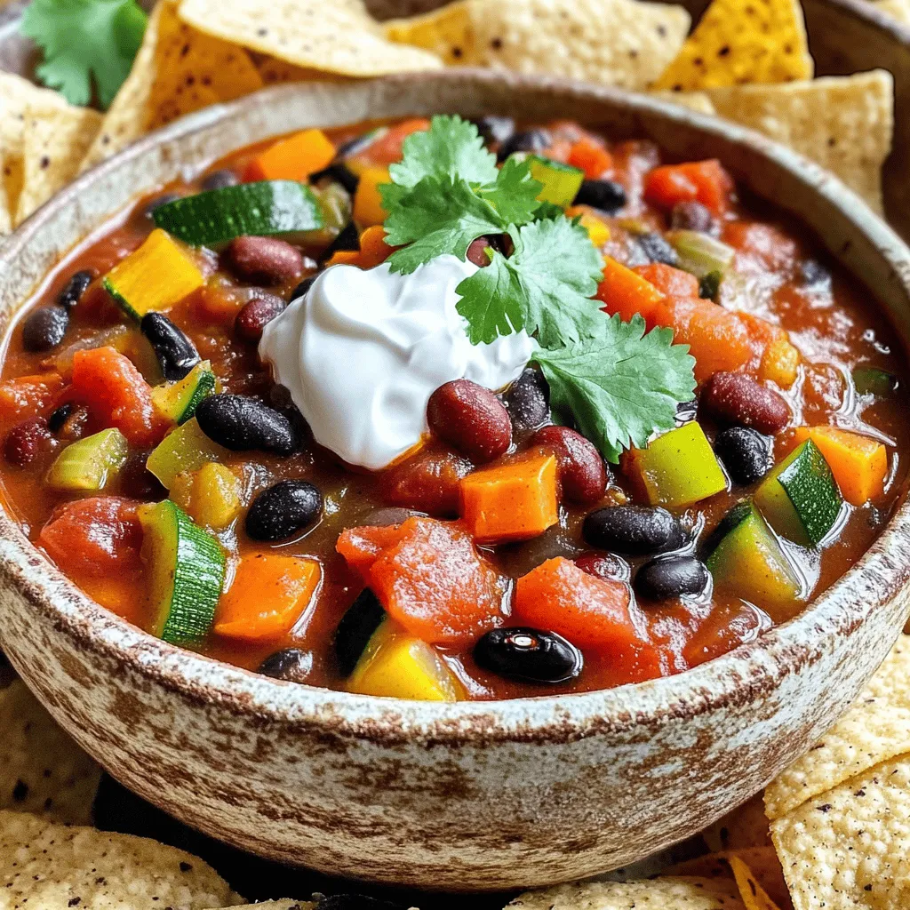 Veggie-Packed Chili Kraftvolle und gesunde Mahlzeit