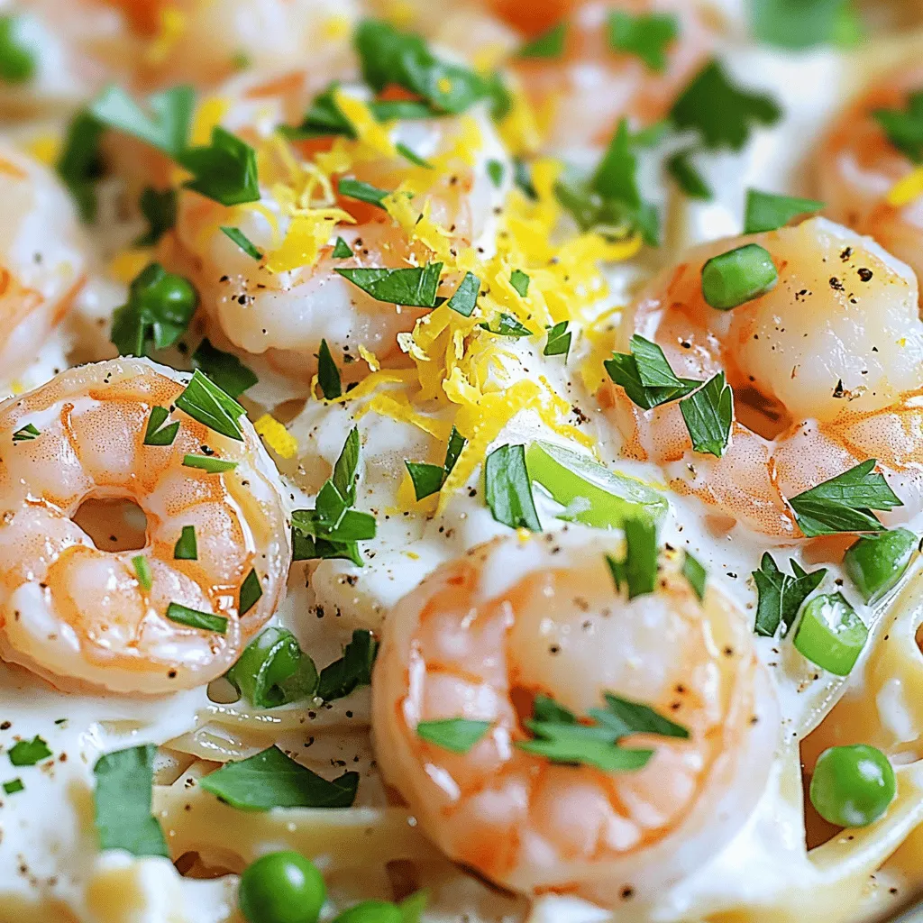 Cremige Knoblauchgarnelen Einfaches und schnelles Rezept