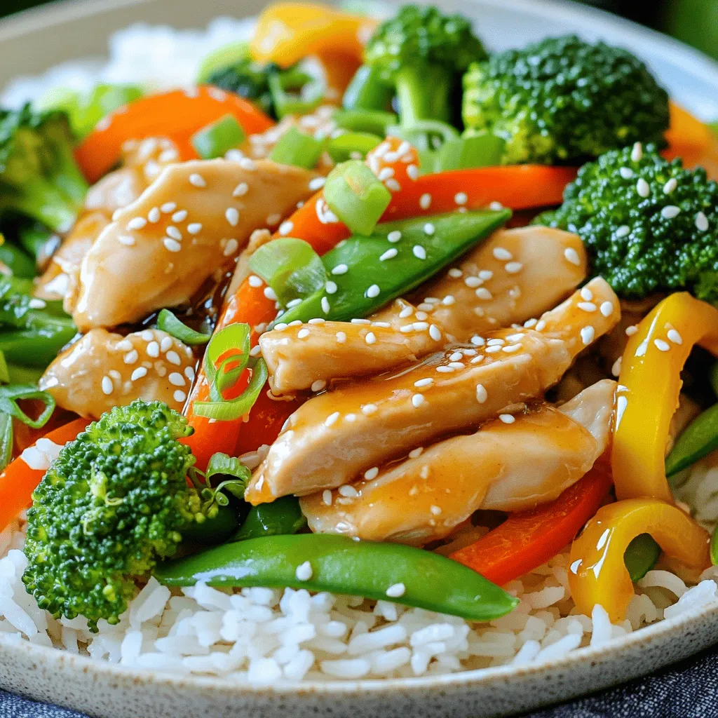 Honey Garlic Chicken Stir Fry Mit Einfachen Tipps