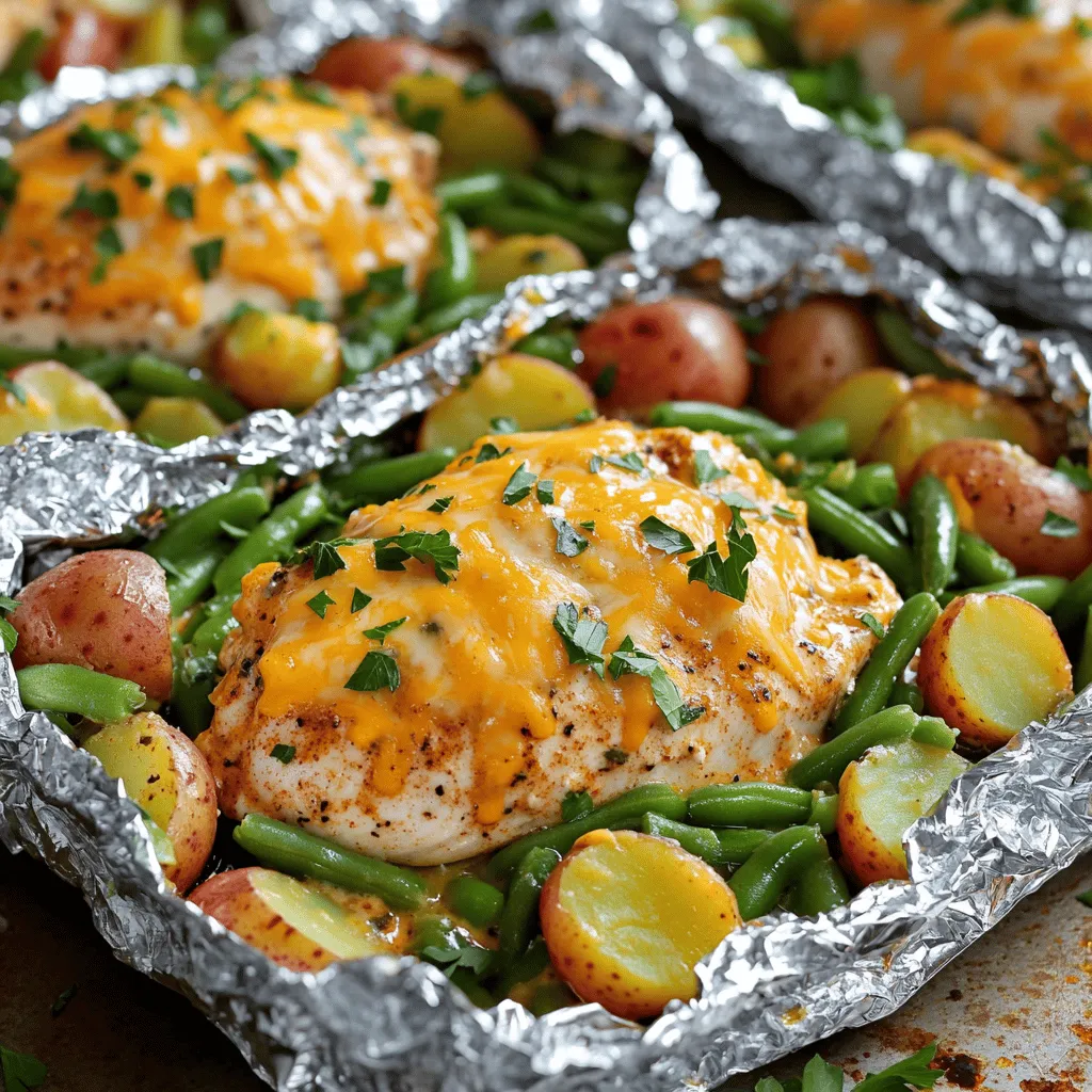 Ranch Chicken Foil Packets saftig und schmackhaft zubereiten
