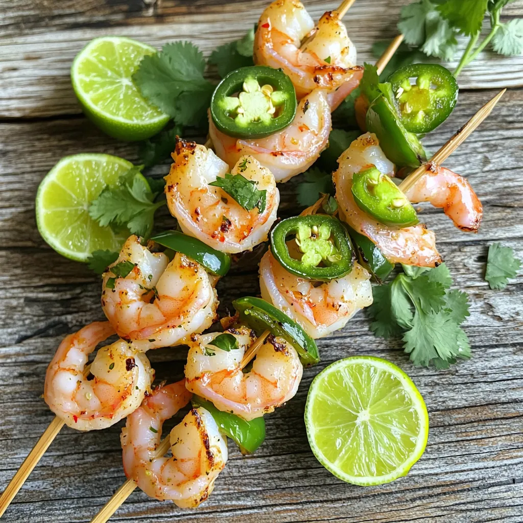 Jalapeño Lime Grilled Shrimp Saftig und Würzig Genießen