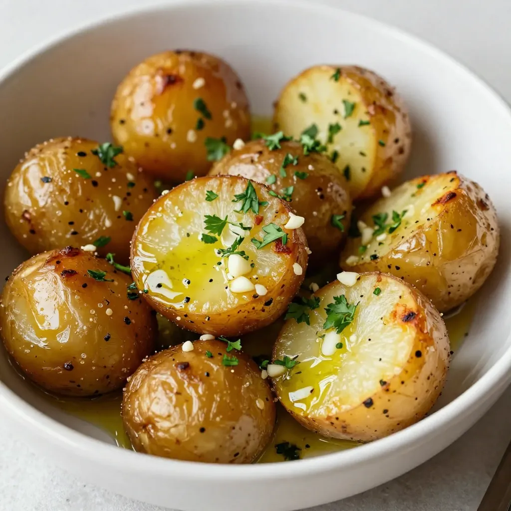 Knoblauch-Kräuter-Röstkartoffeln Einfach und Lecker