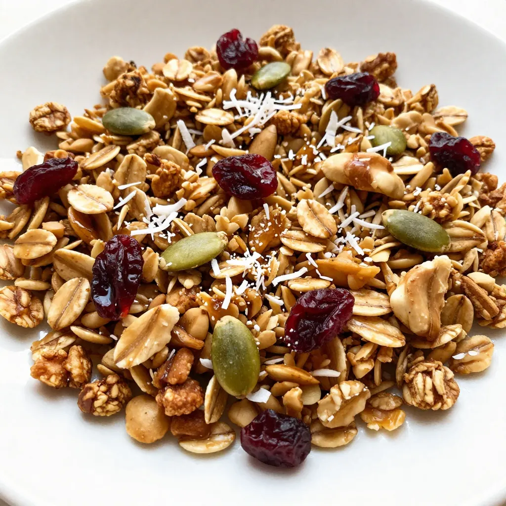 Maple Cinnamon Granola Gesunde und Knusprige Leckerei