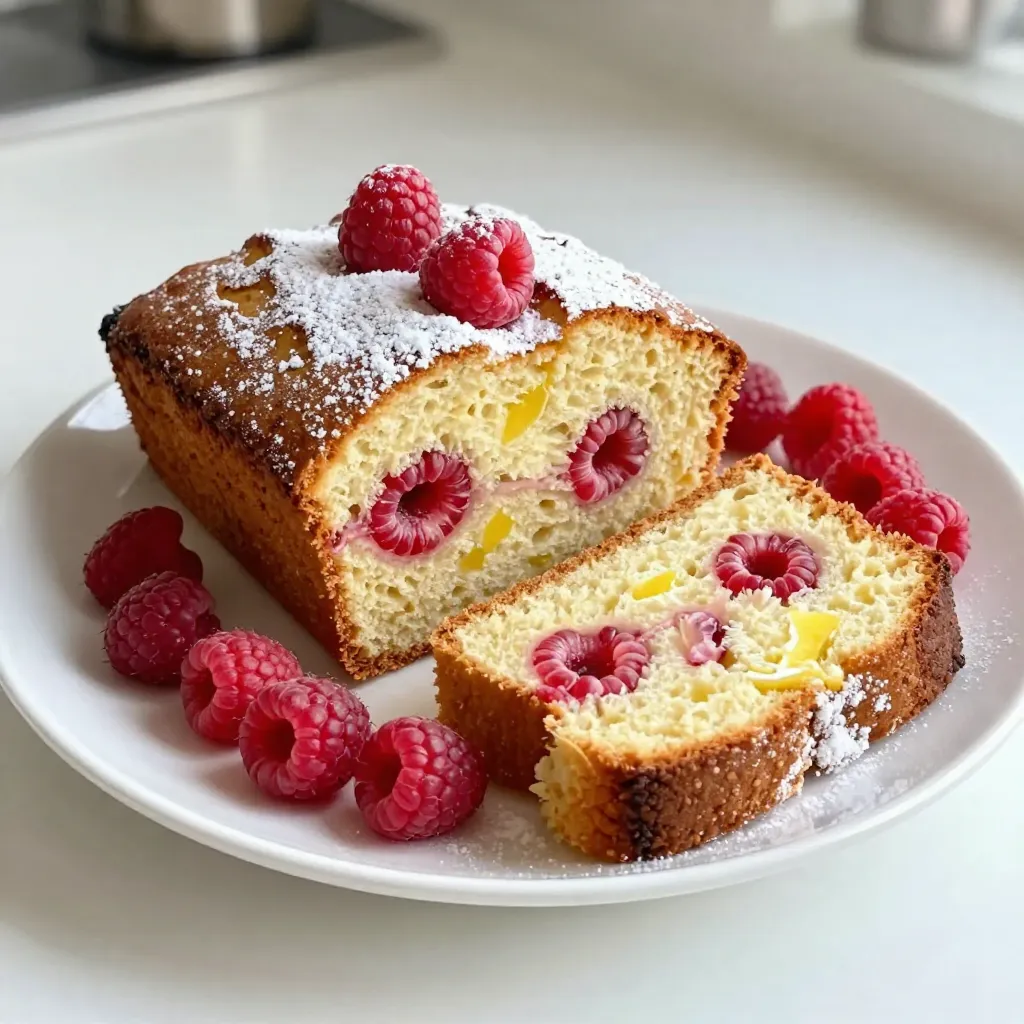 Lemon Raspberry Loaf Cake Genuss für alle Sinne