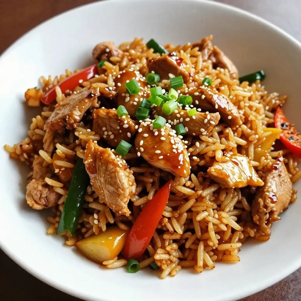 Hibachi Chicken Fried Rice einfach und köstlich zubereiten