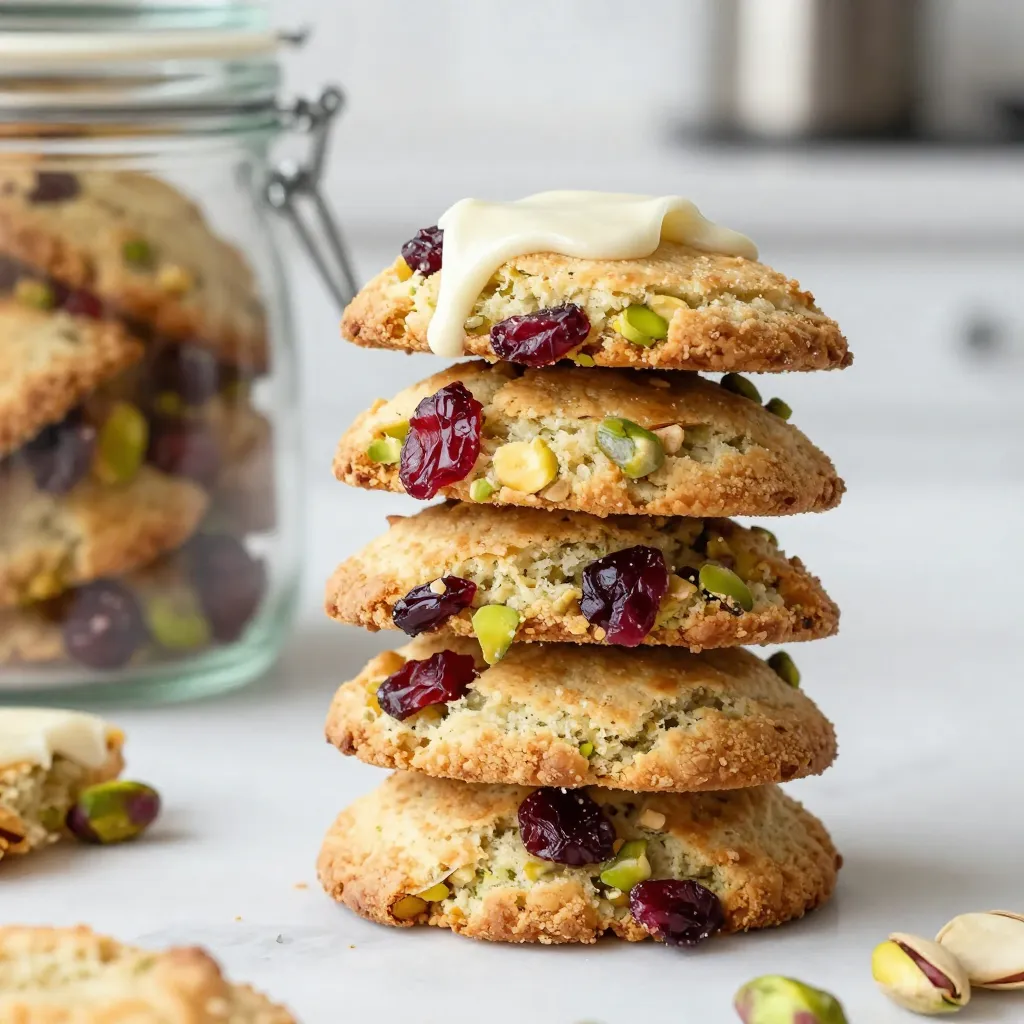 Pistachio Cranberry Biscotti Köstliches Rezept entdecken