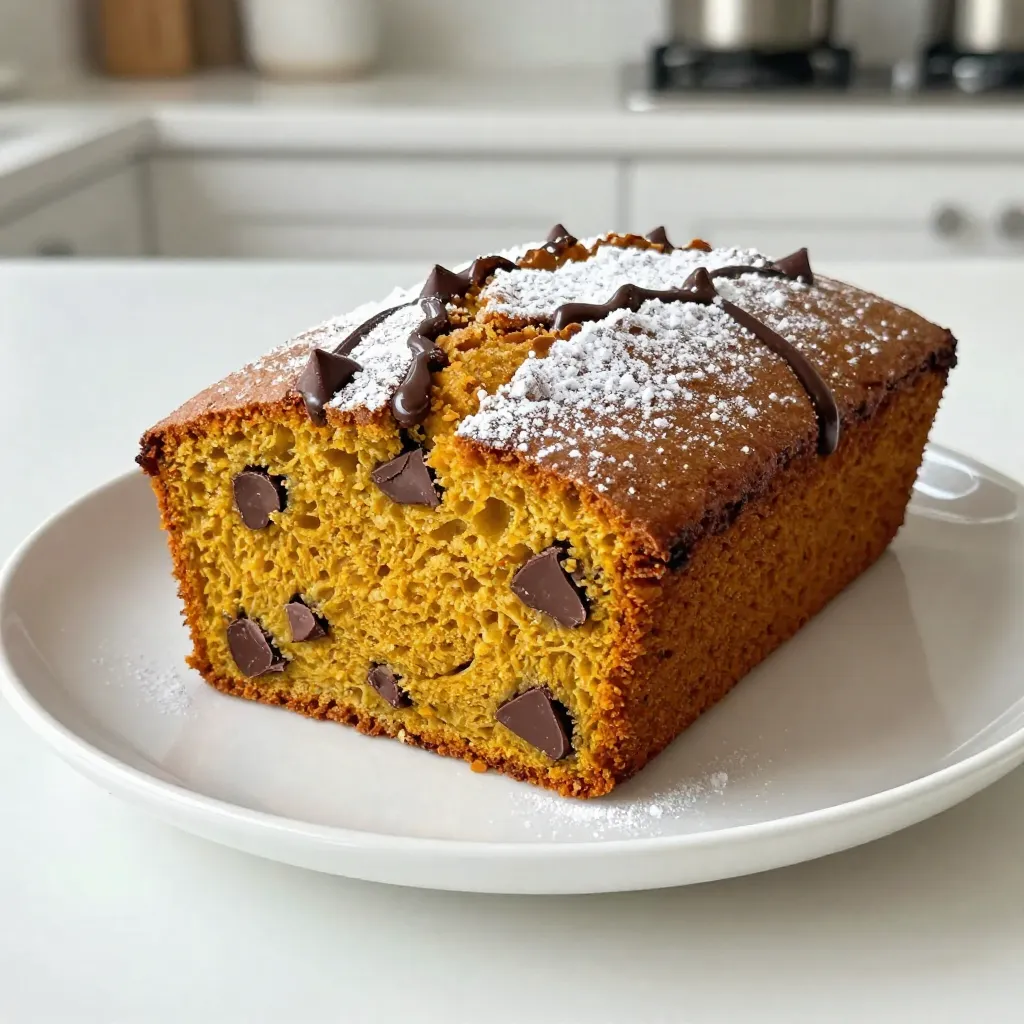 Schokoladenchunk Kürbisbrot Einfaches und leckeres Rezept