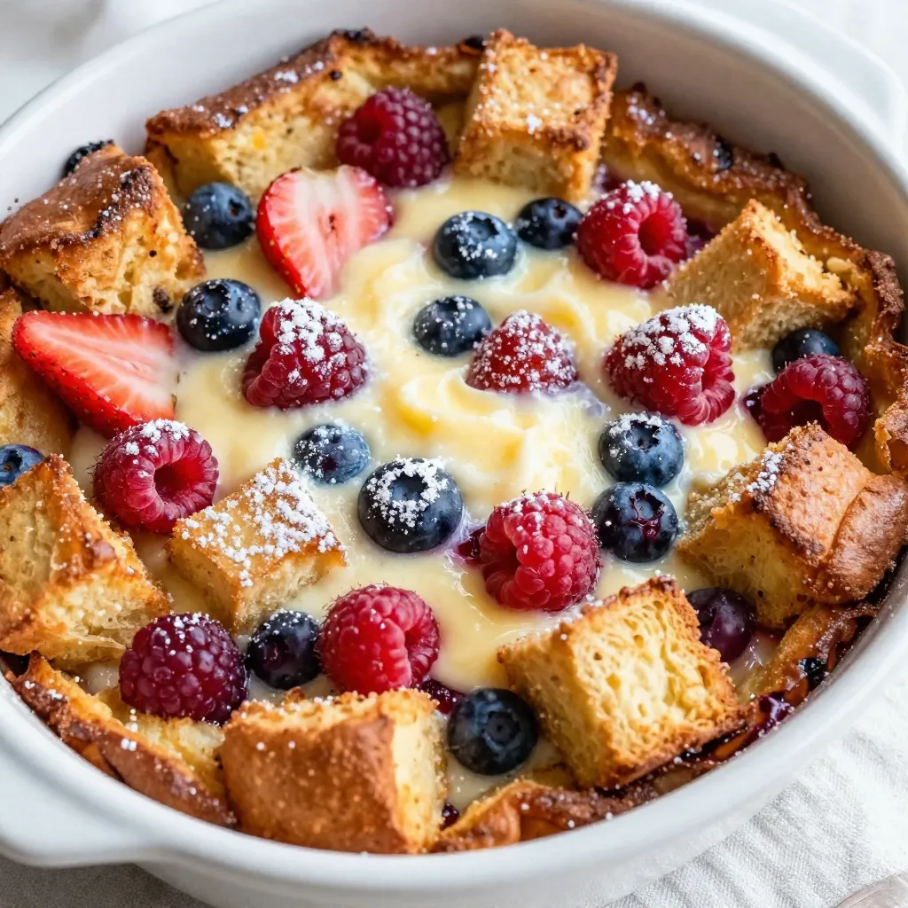 Berry Brioche French Toast Casserole Leckerer Genuss